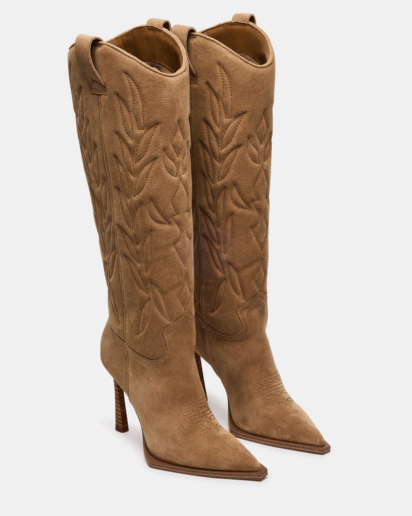 Steve Madden Kinzee Taupe Suede