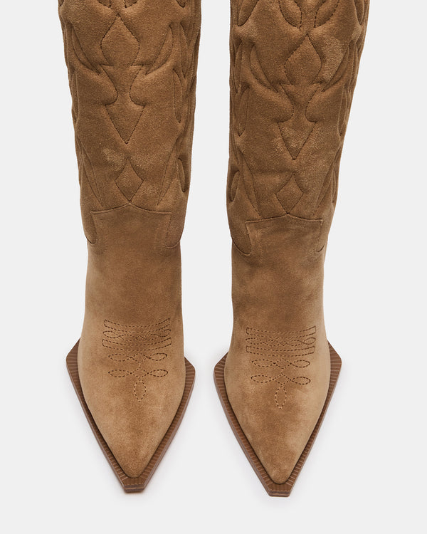 Steve Madden Kinzee Taupe Suede