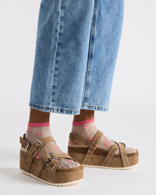 Steve Madden Kiwi Taupe Suede