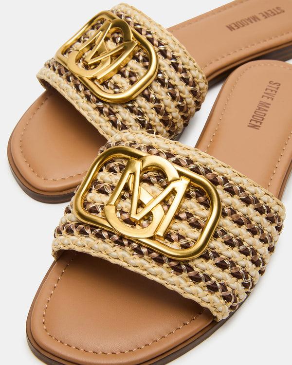 Steve Madden Kora Brown Raffia KORA