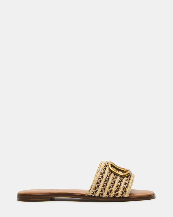 Steve Madden Kora Brown Raffia KORA
