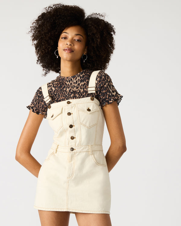 Steve Madden Lake Denim Dress Cream LAKEDENIMDRESS
