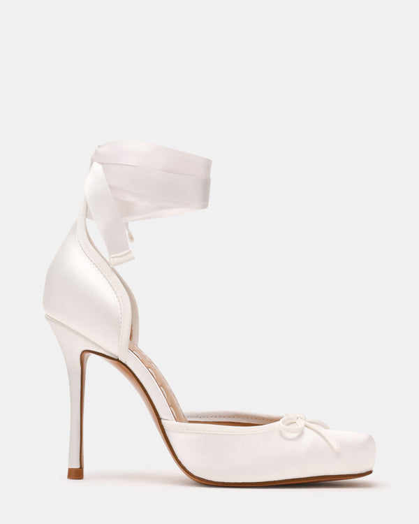 Steve Madden Larina Ivory Satin LARINA