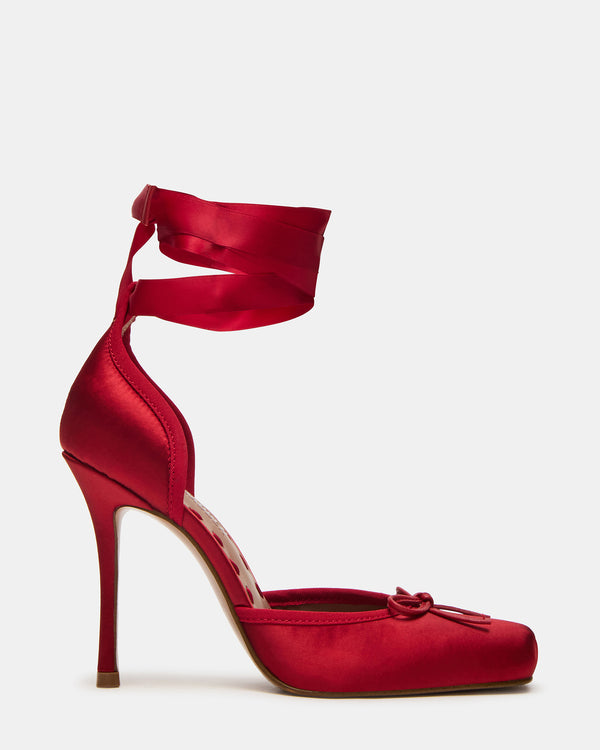 Steve Madden Larina Red Satin LARINA