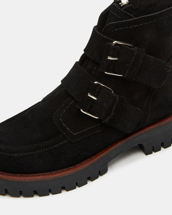 Steve Madden Lars Black Suede
