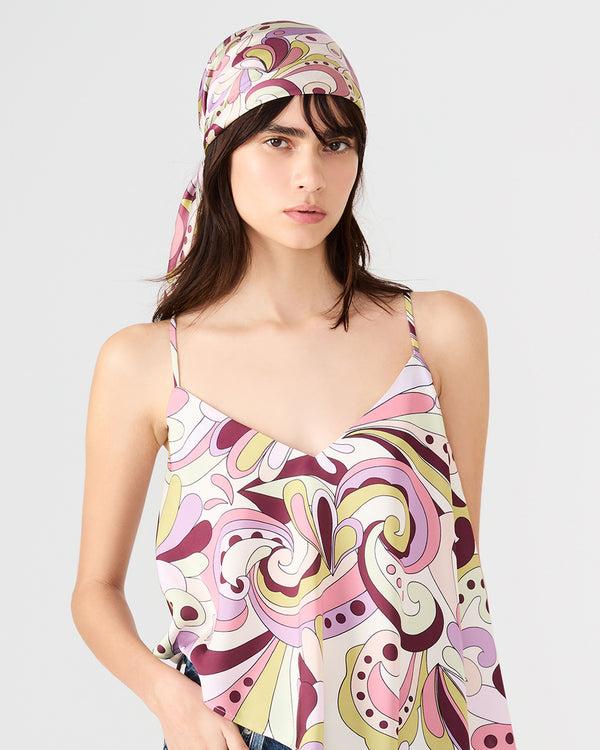 Steve Madden Lavender Printed Scarf PRINTEDSCARF