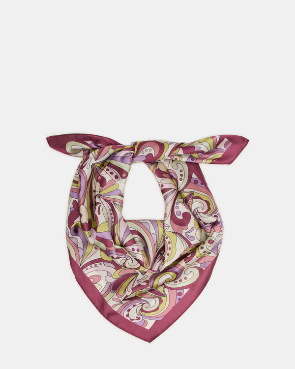 Steve Madden Lavender Printed Scarf PRINTEDSCARF