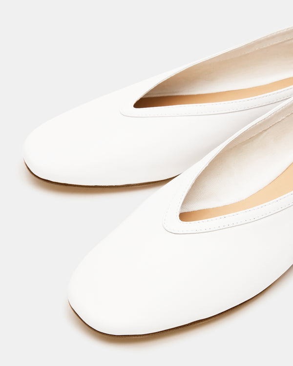 Steve Madden Leni White Leather LENI