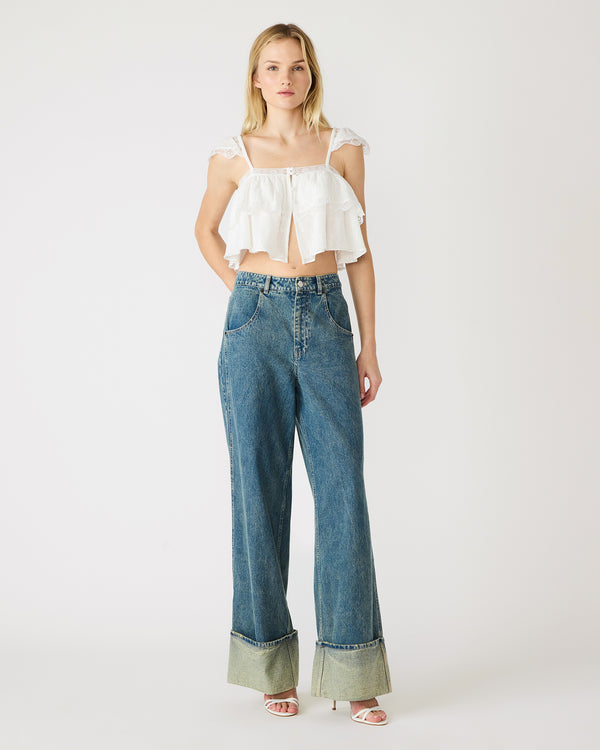 Steve Madden Leta Top Snow White LETATOP