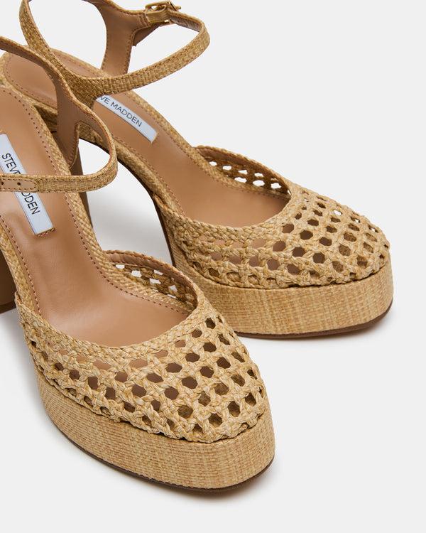 Steve Madden Lexie Raffia Natural LEXIERAFFIA