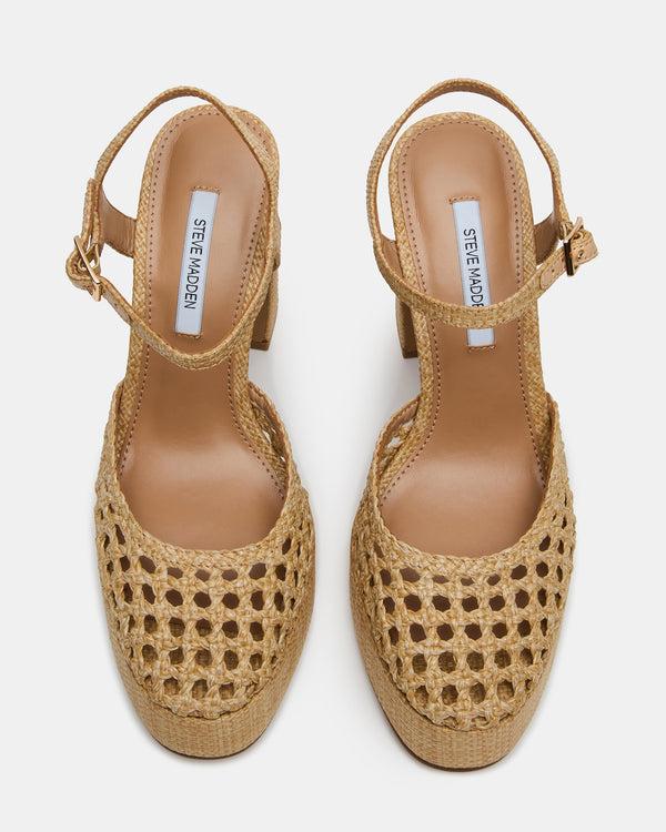 Steve Madden Lexie Raffia Natural LEXIERAFFIA