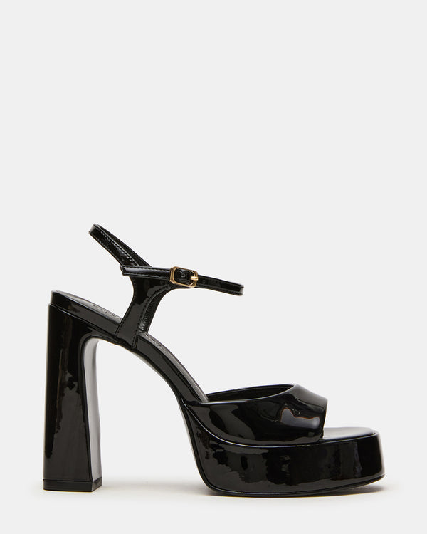 Steve Madden Liandra Black Patent