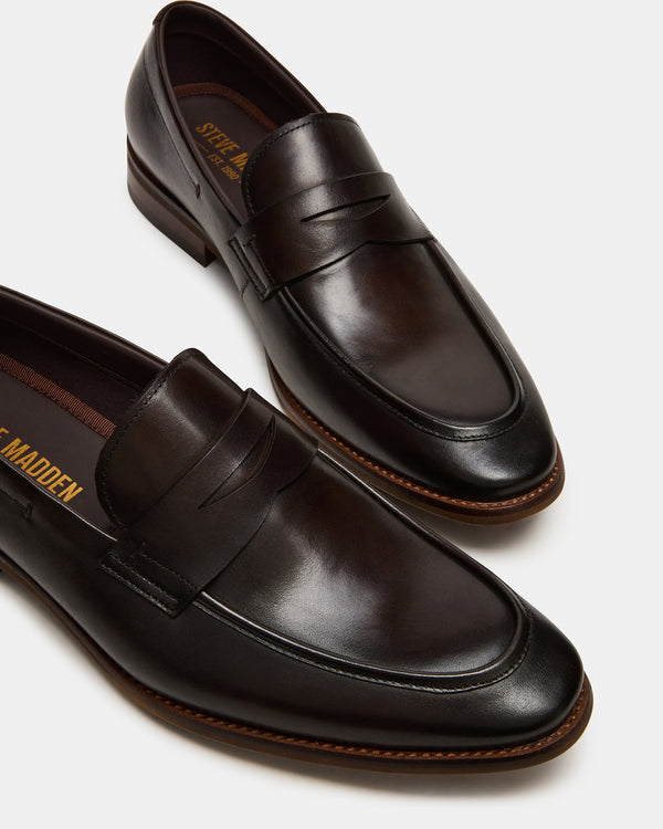 Steve Madden Lightning Brown Leather