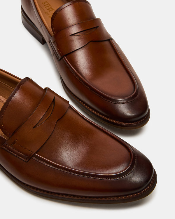 Steve Madden Lightning Tan Leather