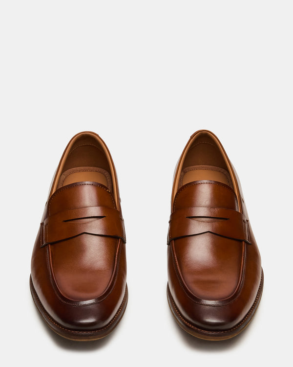 Steve Madden Lightning Tan Leather