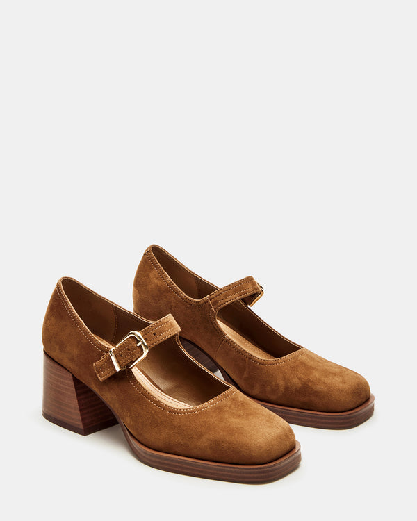Steve Madden Lisbon Chestnut Suede