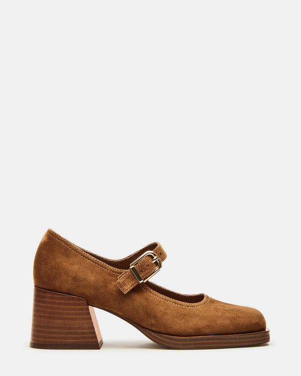 Steve Madden Lisbon Chestnut Suede