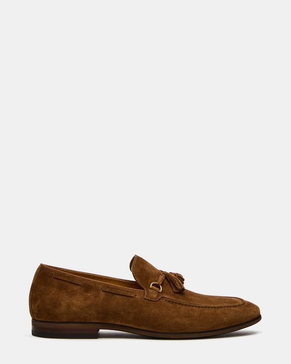 Steve Madden Logan Cognac Suede