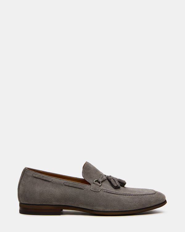 Steve Madden Logan Light Grey Suede