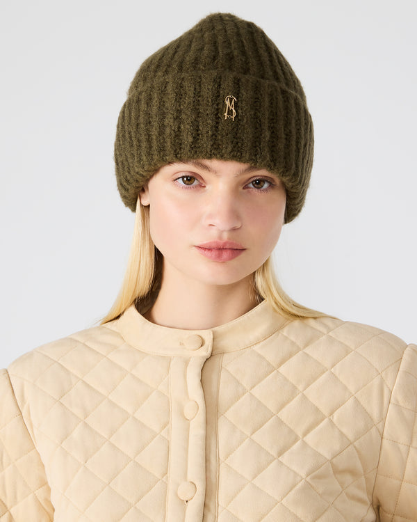 Steve Madden Logo Beanie Grape Leaf LOGOBEANIE