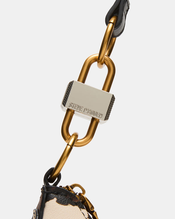 Steve Madden Lohan Bag Brown Print LOHANBAG