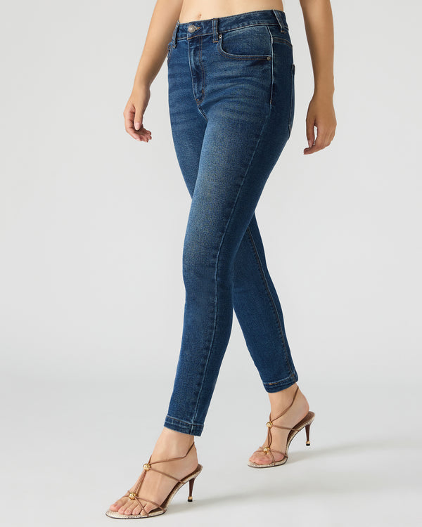 Steve Madden Lona Jean Midnight Blue LONAJEAN