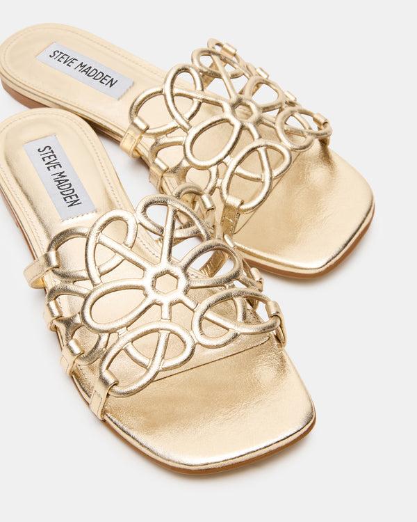 Steve Madden Lotus Gold Leather LOTUS