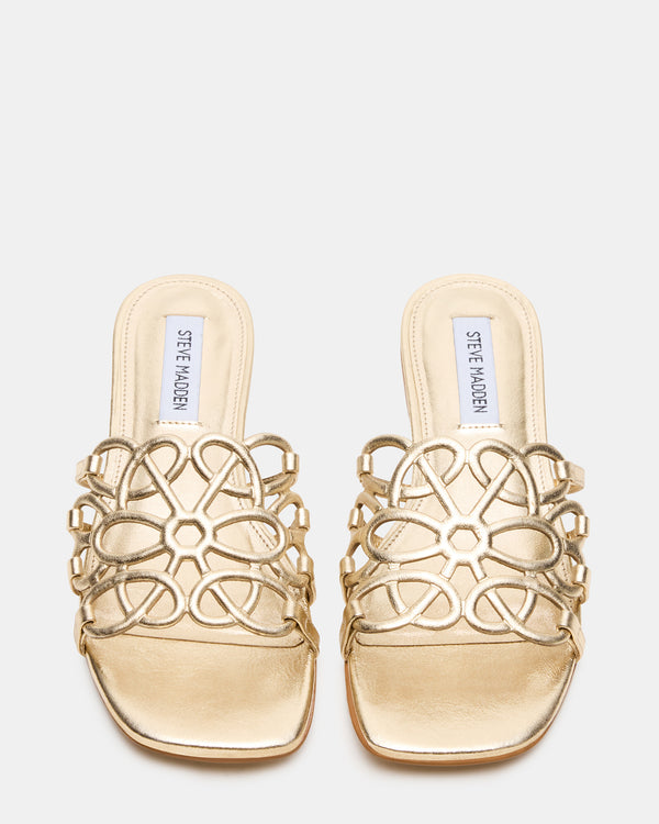 Steve Madden Lotus Gold Leather LOTUS