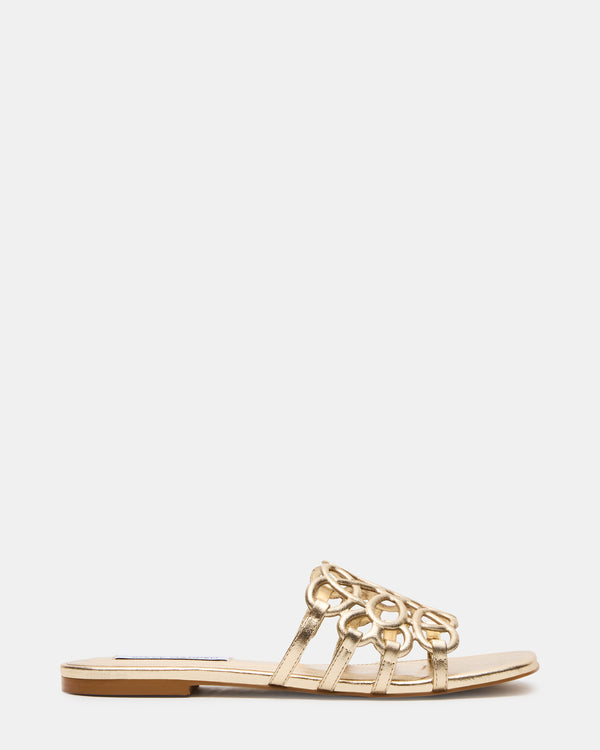 Steve Madden Lotus Gold Leather LOTUS