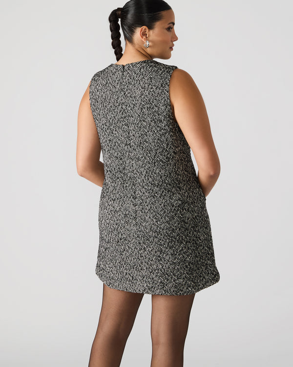 Steve Madden Louie Dress Black/white LOUIEDRESS