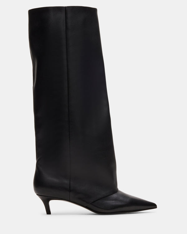 Steve Madden Luca Black Leather