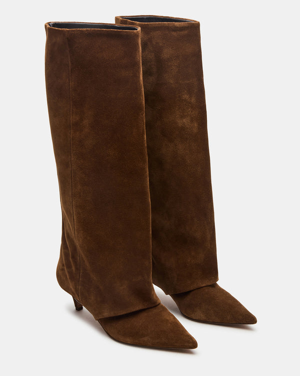 Steve Madden Luca Chestnut Suede