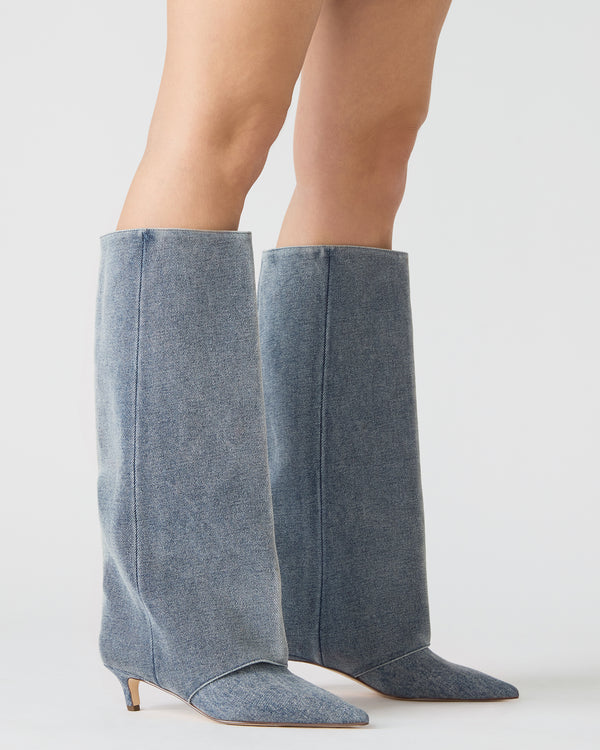 Steve Madden Luca Denim Fabric