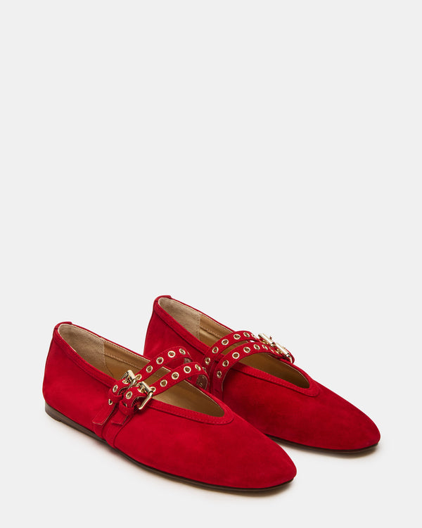 Steve Madden Lydia Red Suede LYDIA