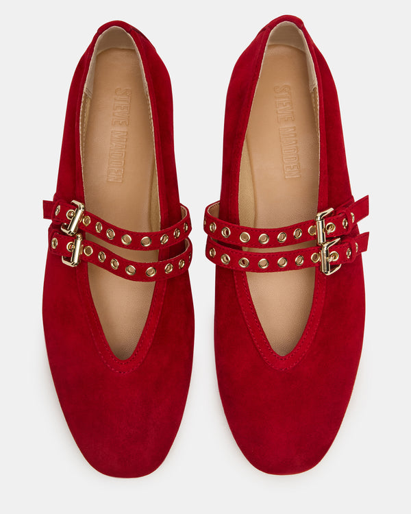 Steve Madden Lydia Red Suede LYDIA