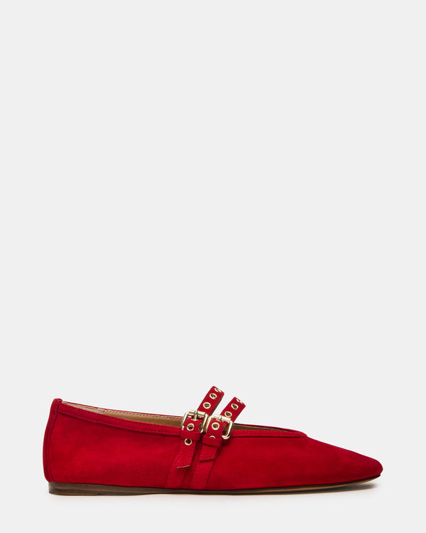 Steve Madden Lydia Red Suede LYDIA