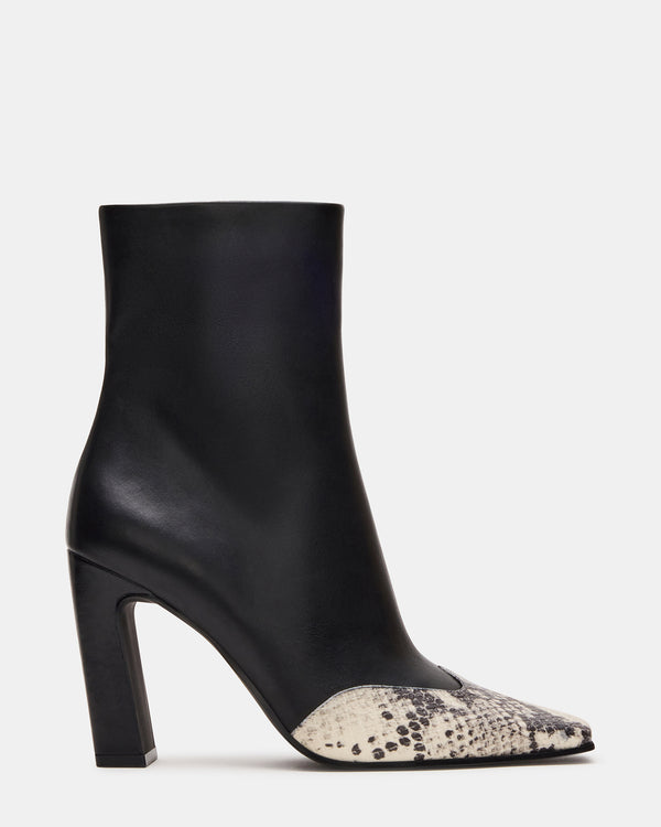 Steve Madden Lyle Black Leather With Snake LYLE