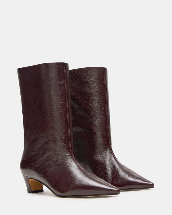 Steve Madden Lytton Burgundy Patent