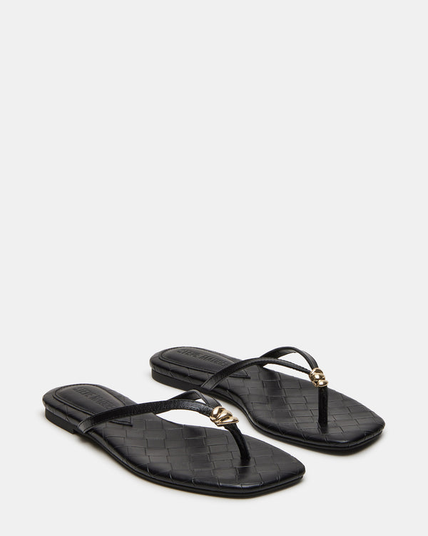 Steve Madden Maliyah Black Leather