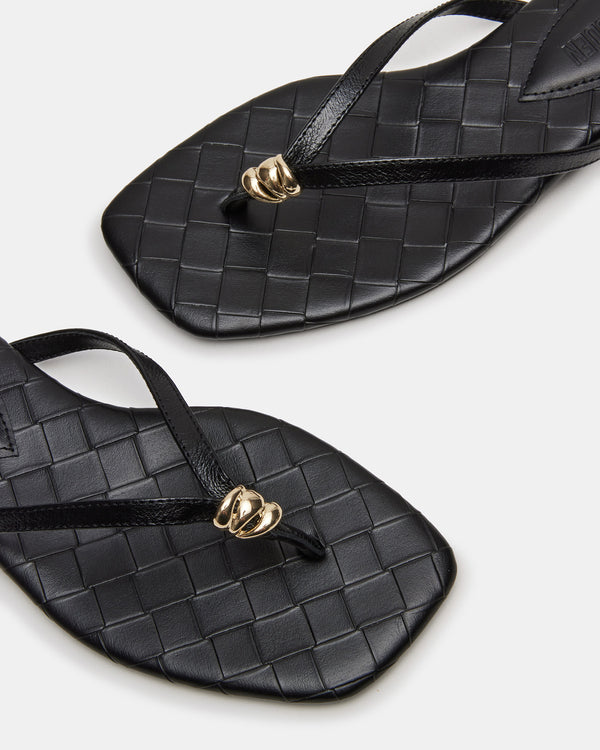 Steve Madden Maliyah Black Leather