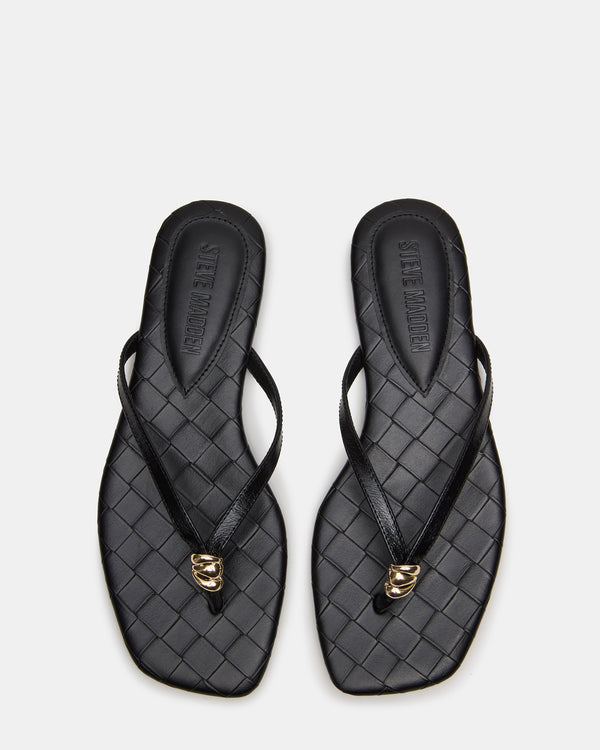 Steve Madden Maliyah Black Leather