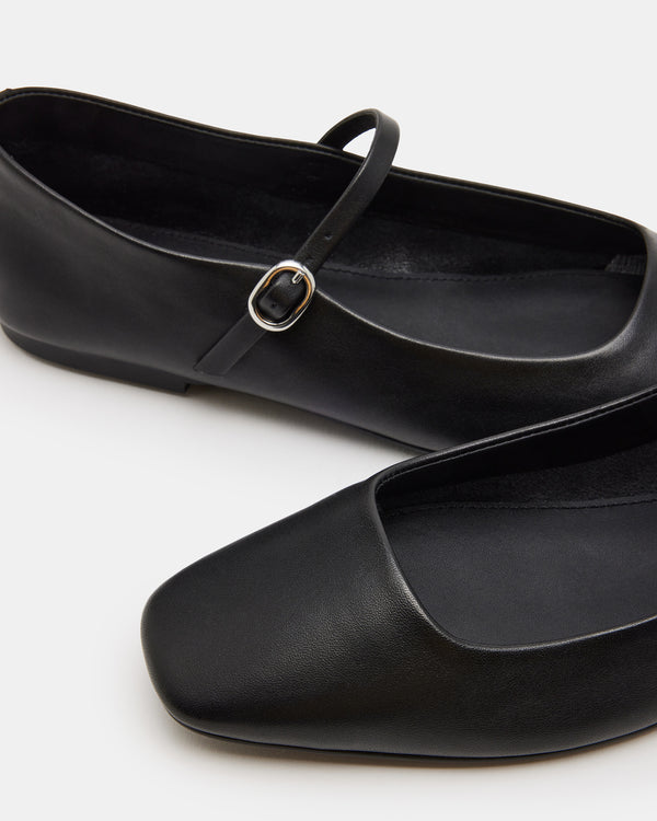 Steve Madden Maple Black Leather