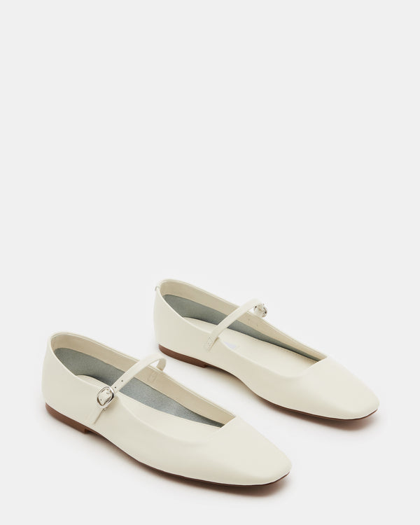 Steve Madden Maple Ivory Leather