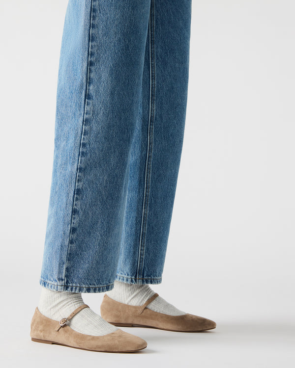 Steve Madden Maple Taupe Suede