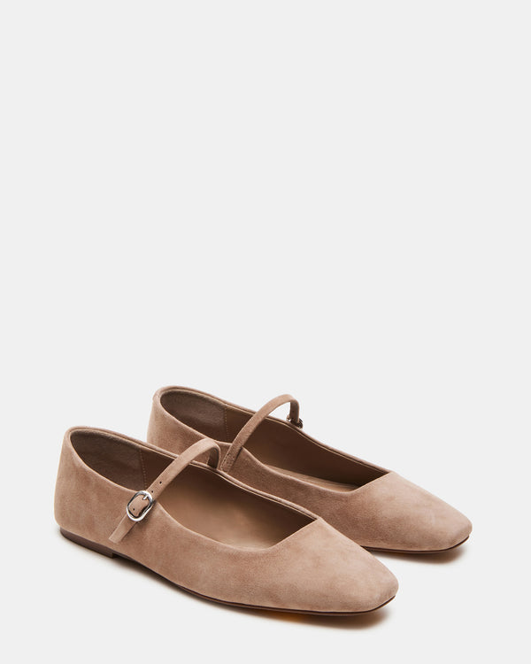 Steve Madden Maple Taupe Suede