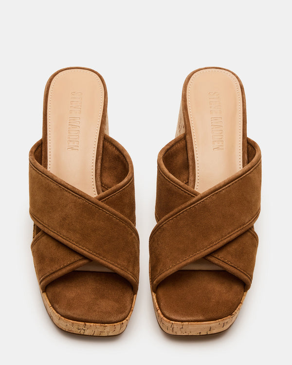 Steve Madden Marsden Chestnut Suede