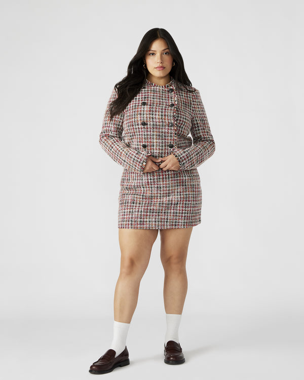 Steve Madden Mattea Skirt Red Multi MATTEASKIRT