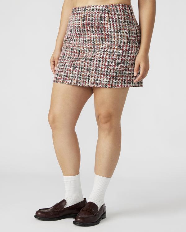 Steve Madden Mattea Skirt Red Multi MATTEASKIRT