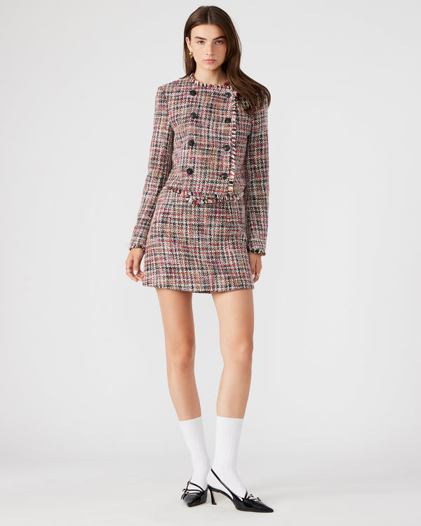 Steve Madden Mattea Skirt Red Multi MATTEASKIRT