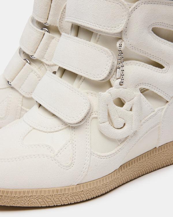 Steve Madden Mavis White Suede